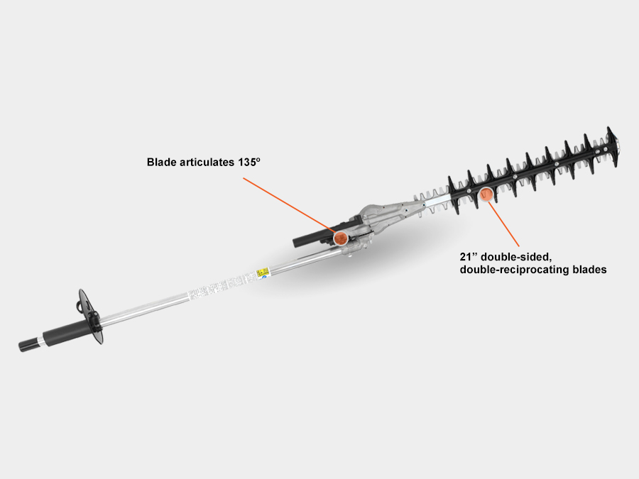 ECHO PAS-Attachment ArticulatingHedgeTrimmer StaticShot1