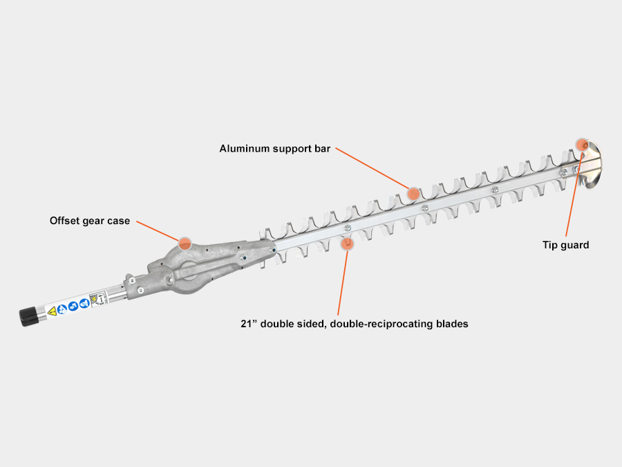 ECHO PAS-Attachment MidReachHedgeTrimmer StaticShot1