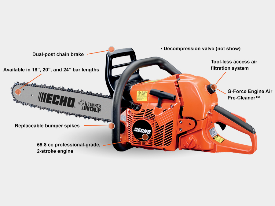 ECHO Chainsaws CS-590 StaticShot1
