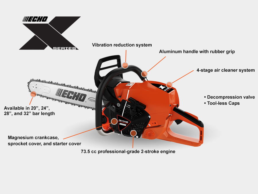 ECHO Chainsaws CS-7310P StaticShot1