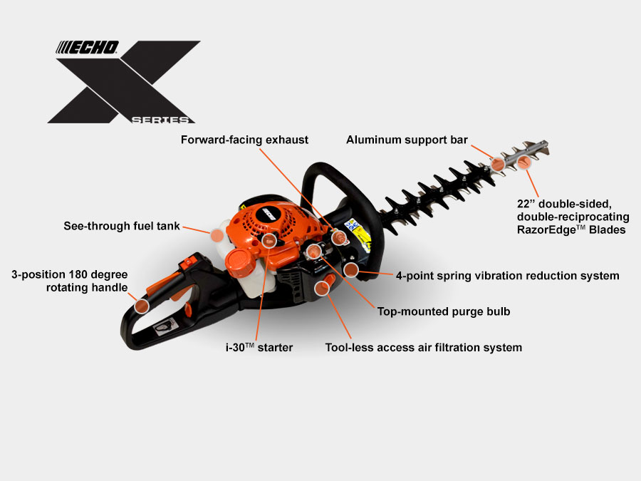 ECHO Hedge-Trimmers HC-2210 StaticShot1