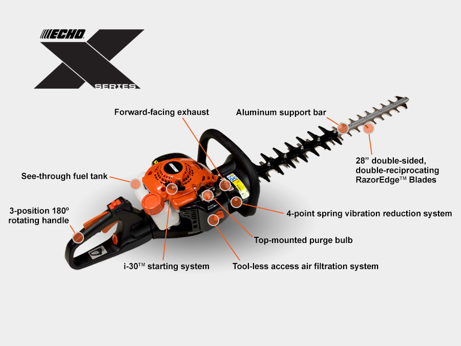 ECHO Hedge-Trimmers HC-2810 StaticShot1