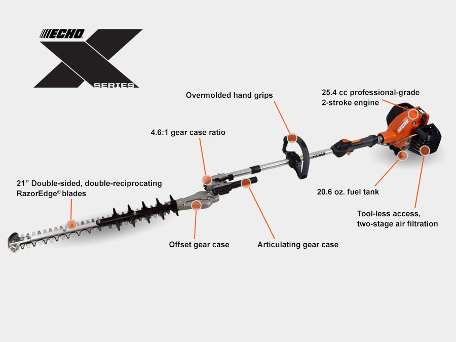 ECHO Hedge-Trimmers HCA-2620S StaticShot1