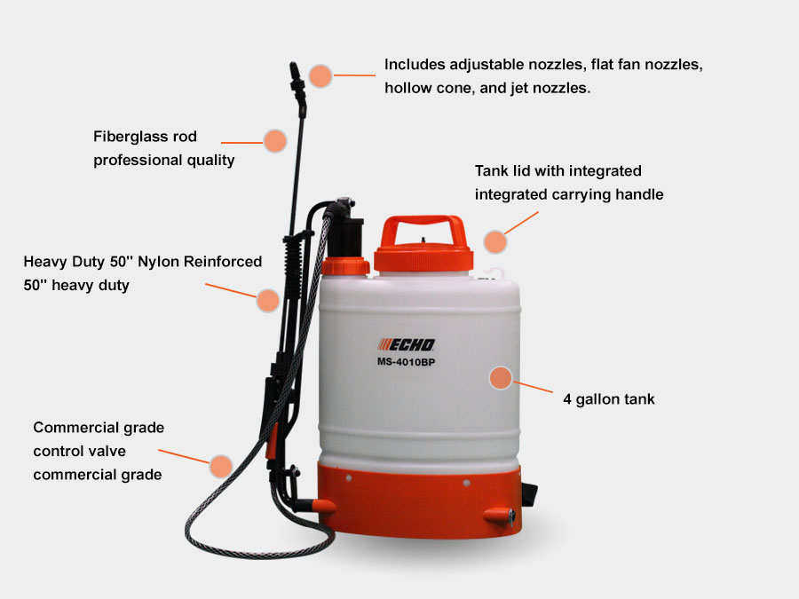 ECHO Sprayers MS-4010BP StaticShot1