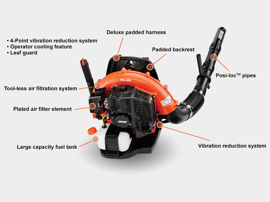 ECHO Blowers PB-580H StaticShot1