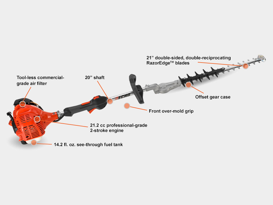 ECHO Hedge-Trimmers SHC-225S StaticShot1